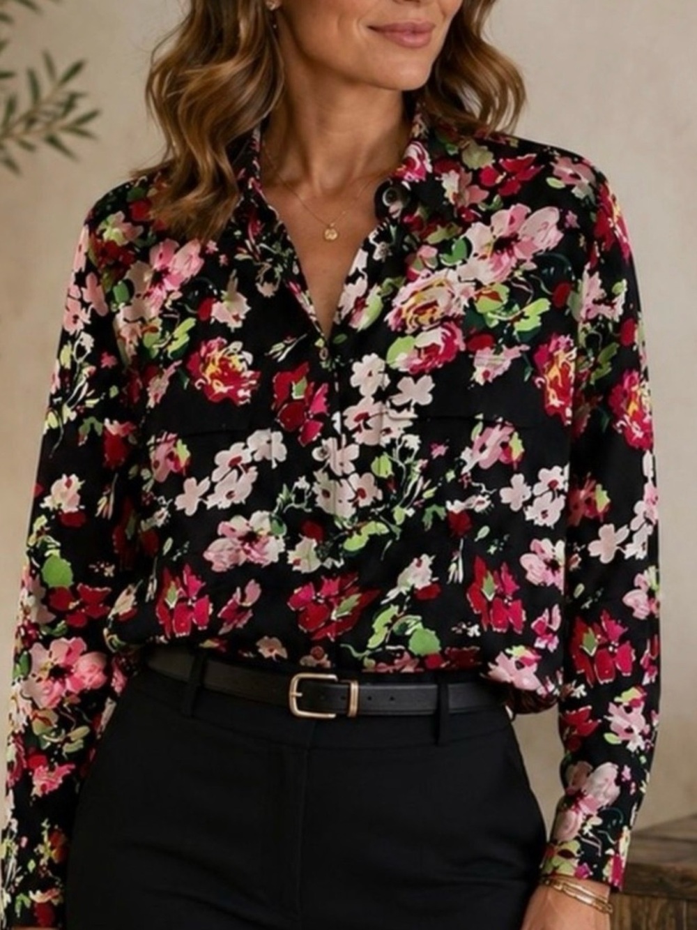 NWT Equipment silk button front blouse M